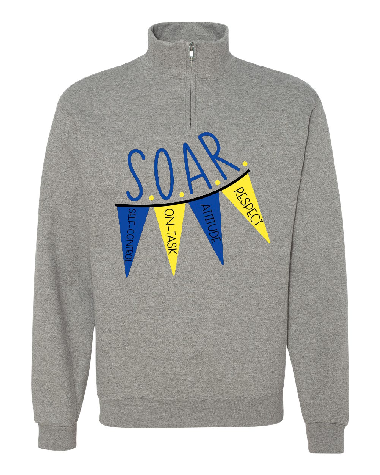SOAR 1/4 Zip GREY