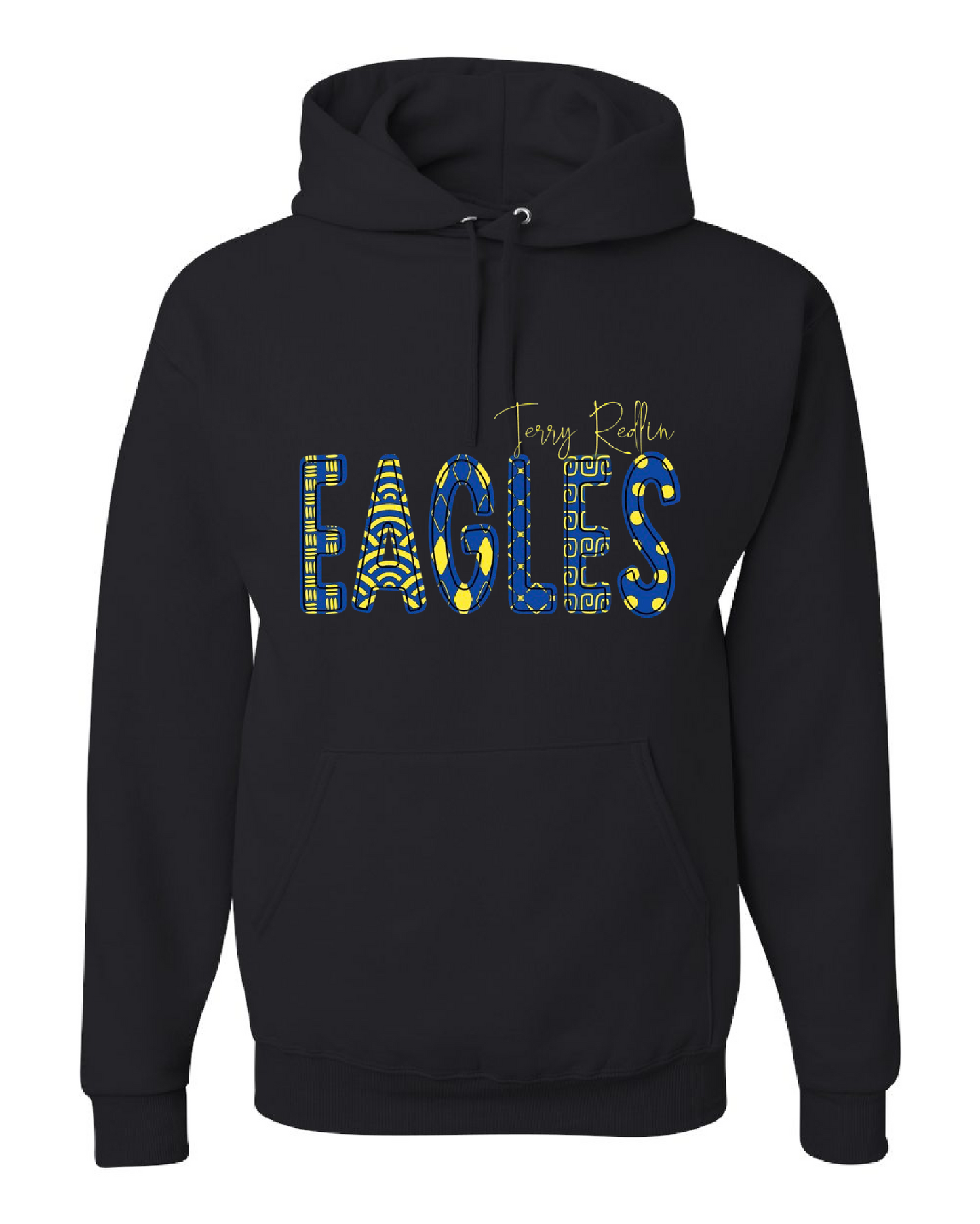 Eagles Patchwork Design Hoodie