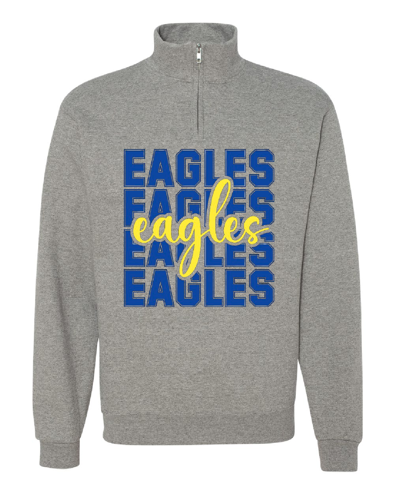 Eagles x4 1/4 zip GREY