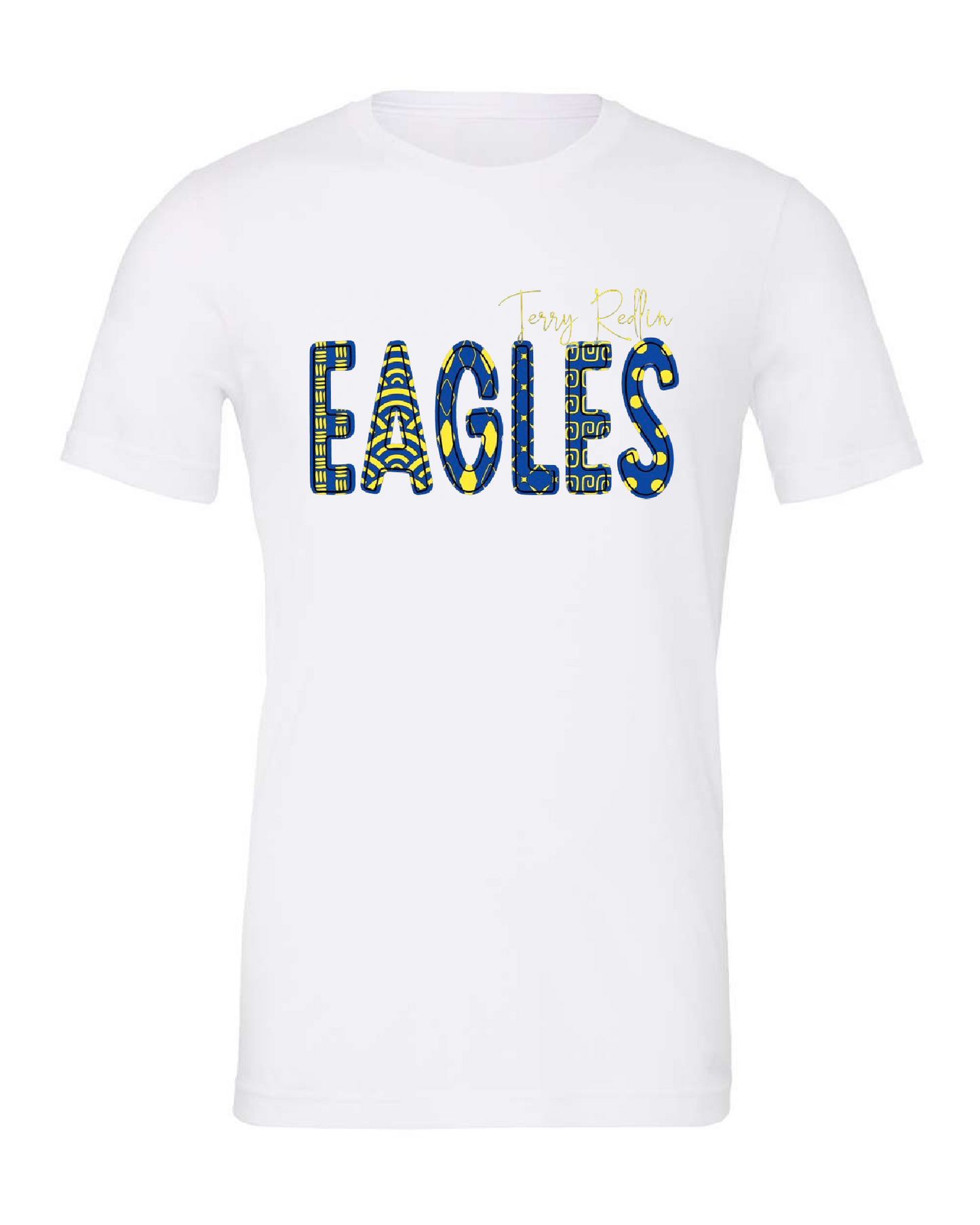 Eagles Patchwork Design Short Sleeve
