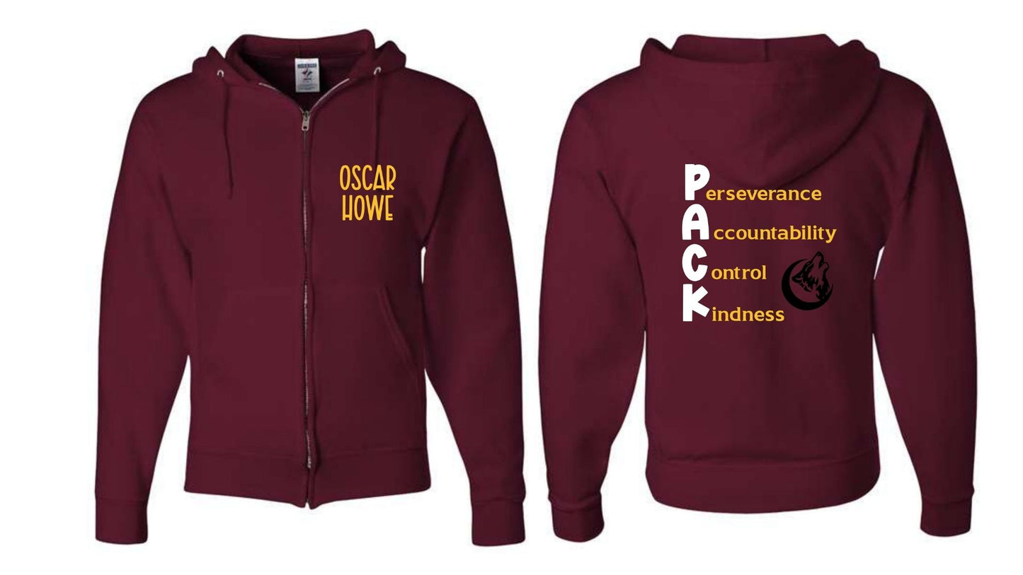 Coyote Full Zip Sweatshirt