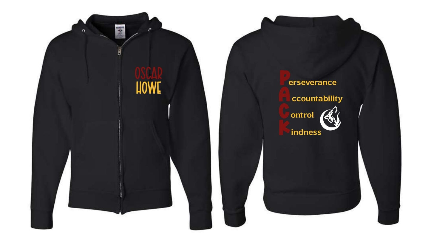 Coyote Full Zip Sweatshirt