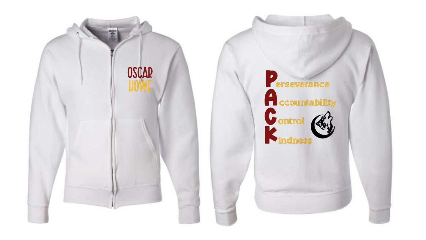 Coyote Full Zip Sweatshirt