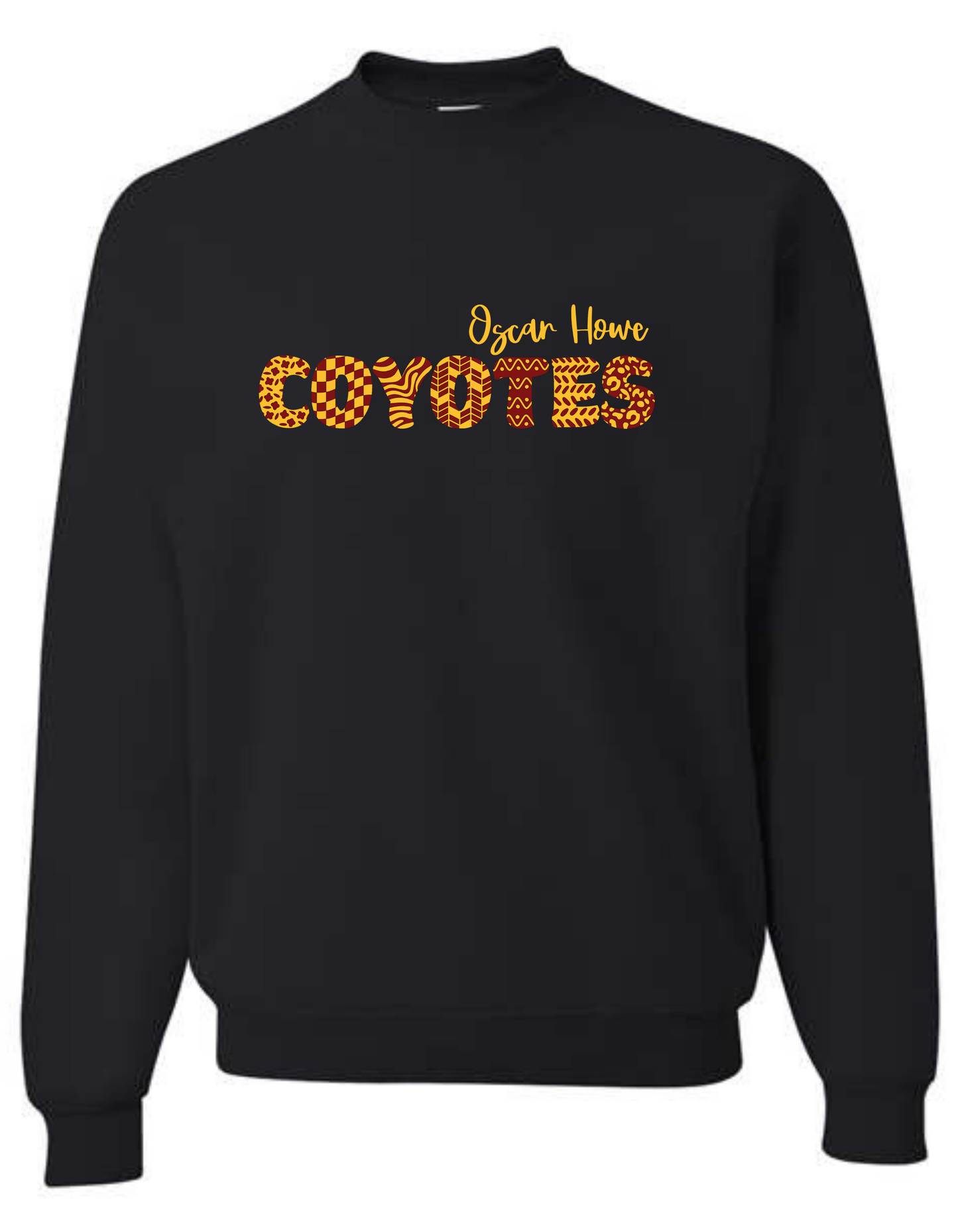 Coyote Patchwork Sweatshirt