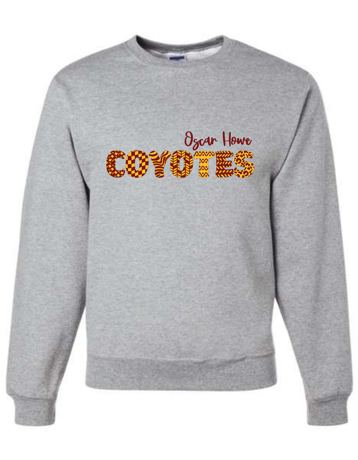 Coyote Patchwork Sweatshirt