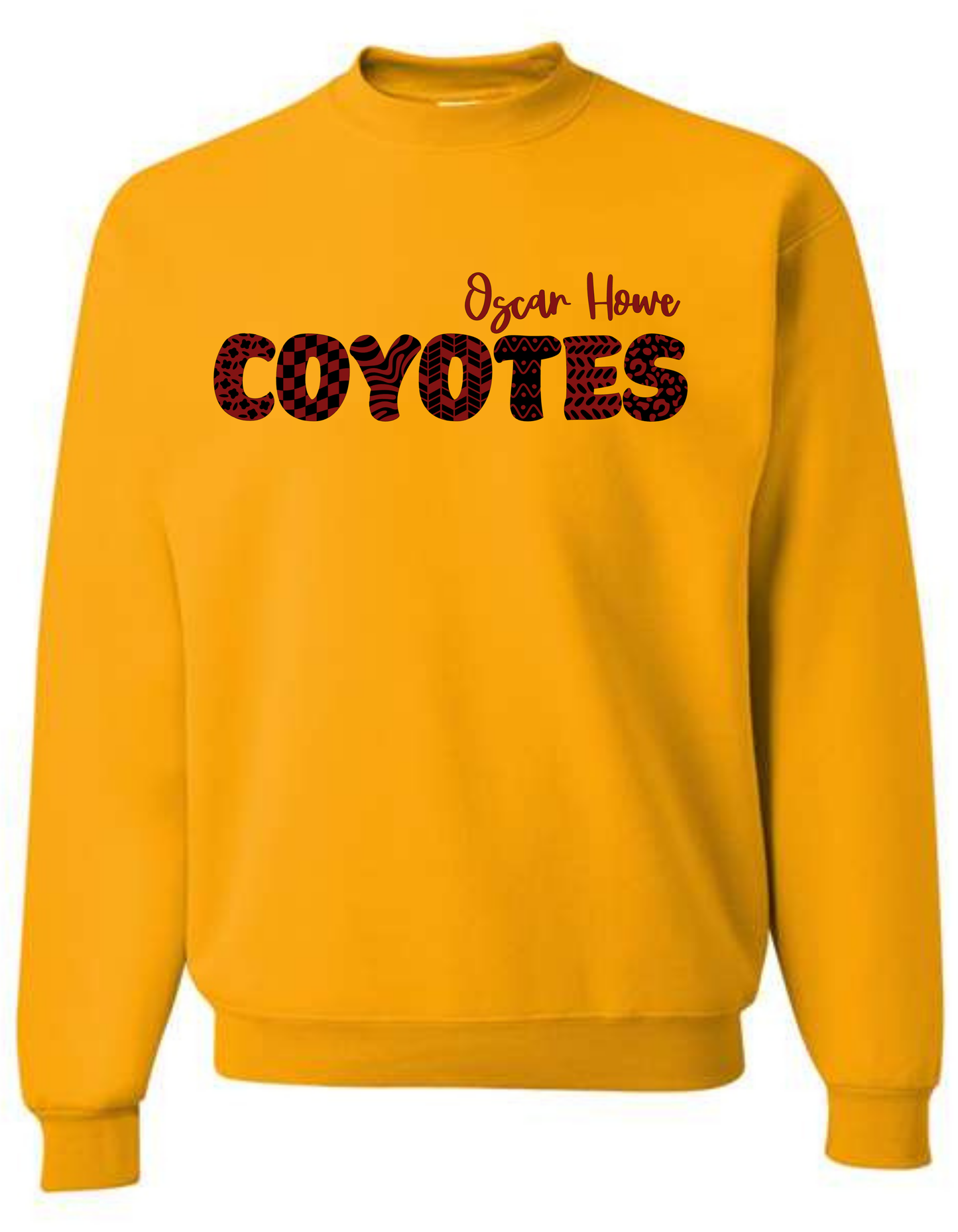 Coyote Patchwork Sweatshirt