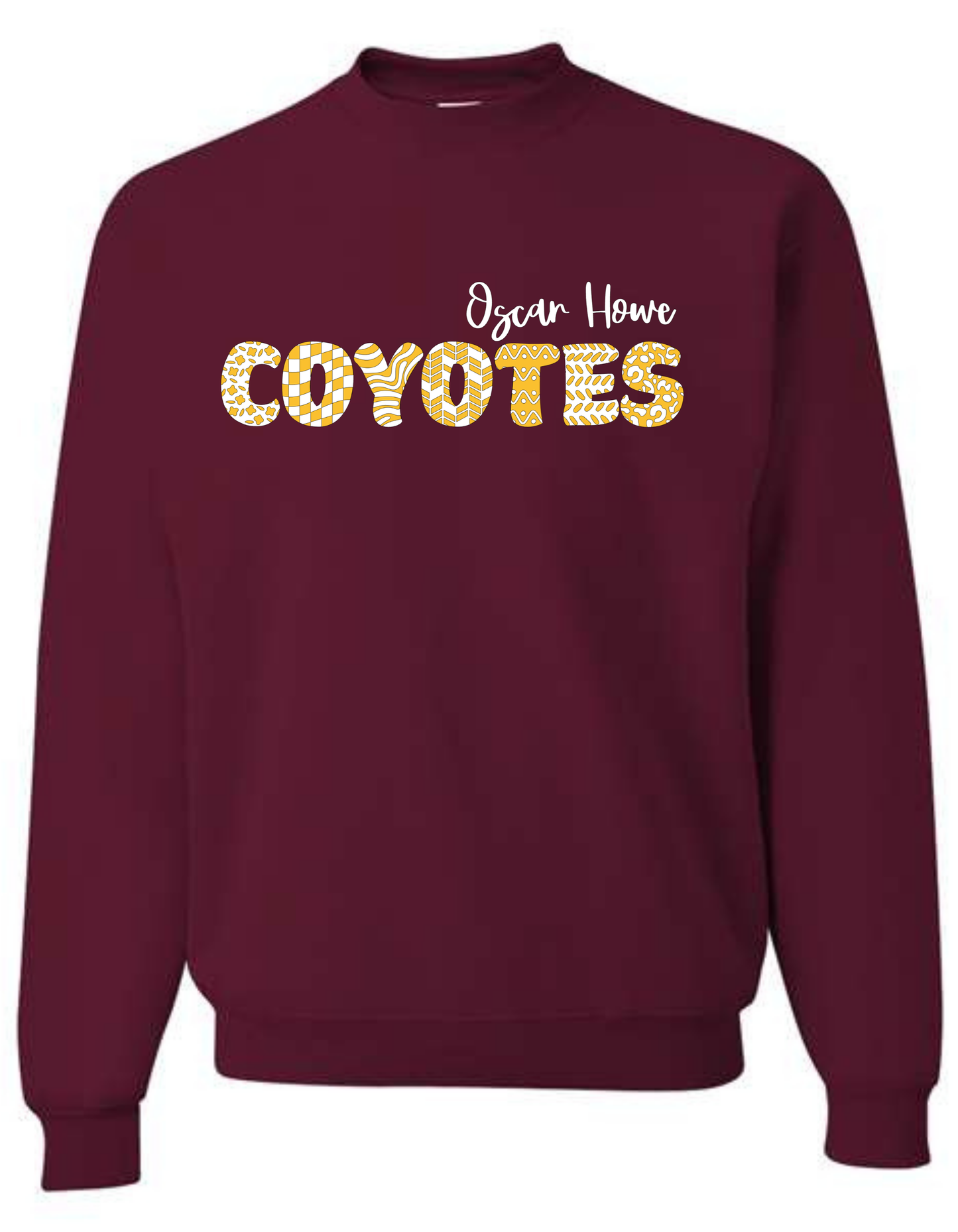 Coyote Patchwork Sweatshirt