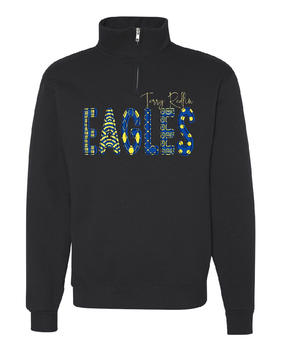 Eagles Patchwork 1/4 zip