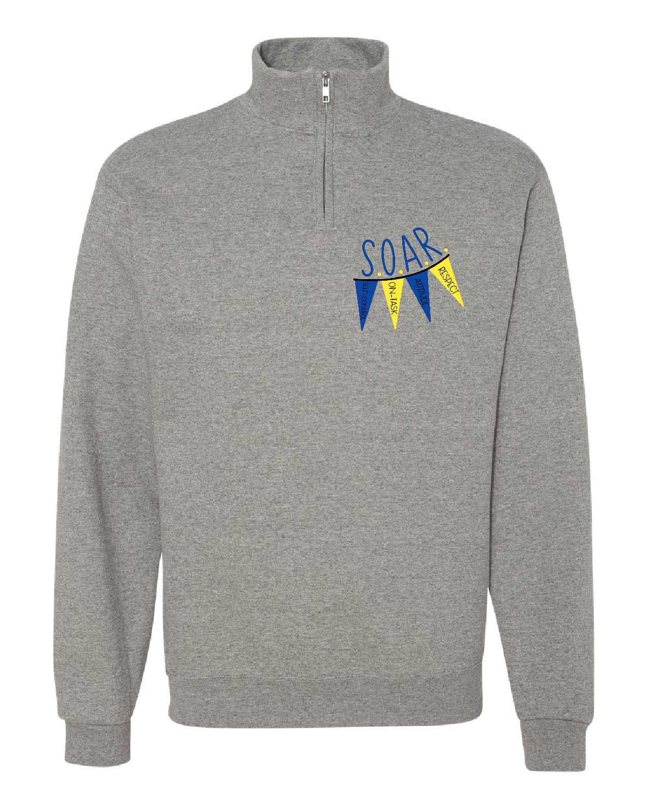 SOAR 1/4 Zip GREY