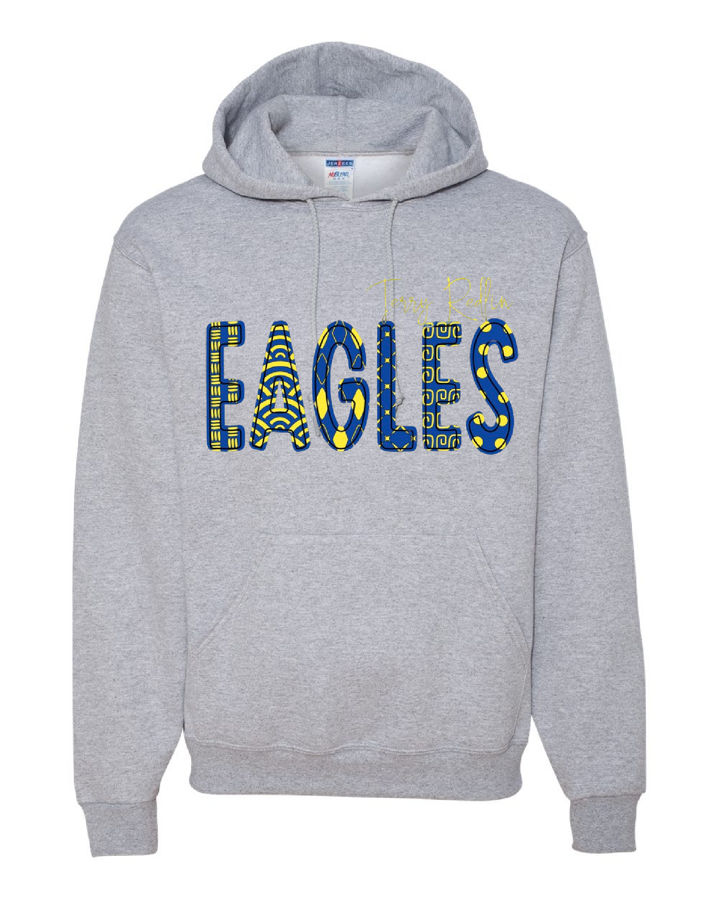 Eagles Patchwork Design Hoodie