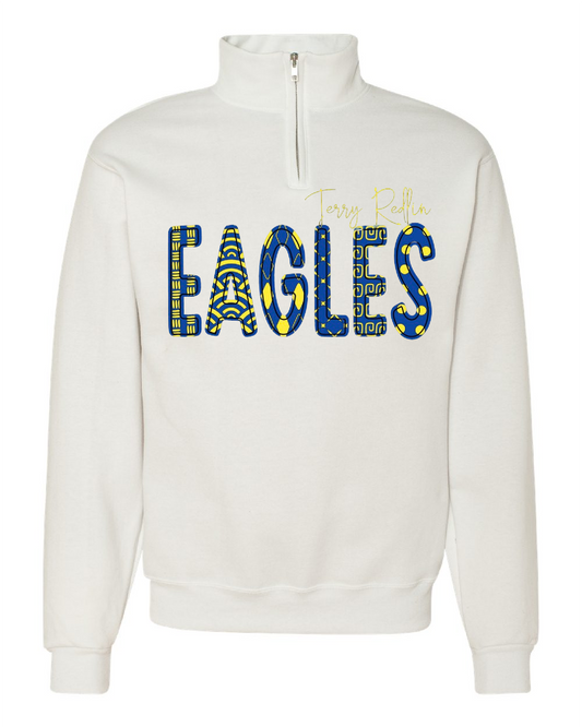 Eagles Patchwork 1/4 zip