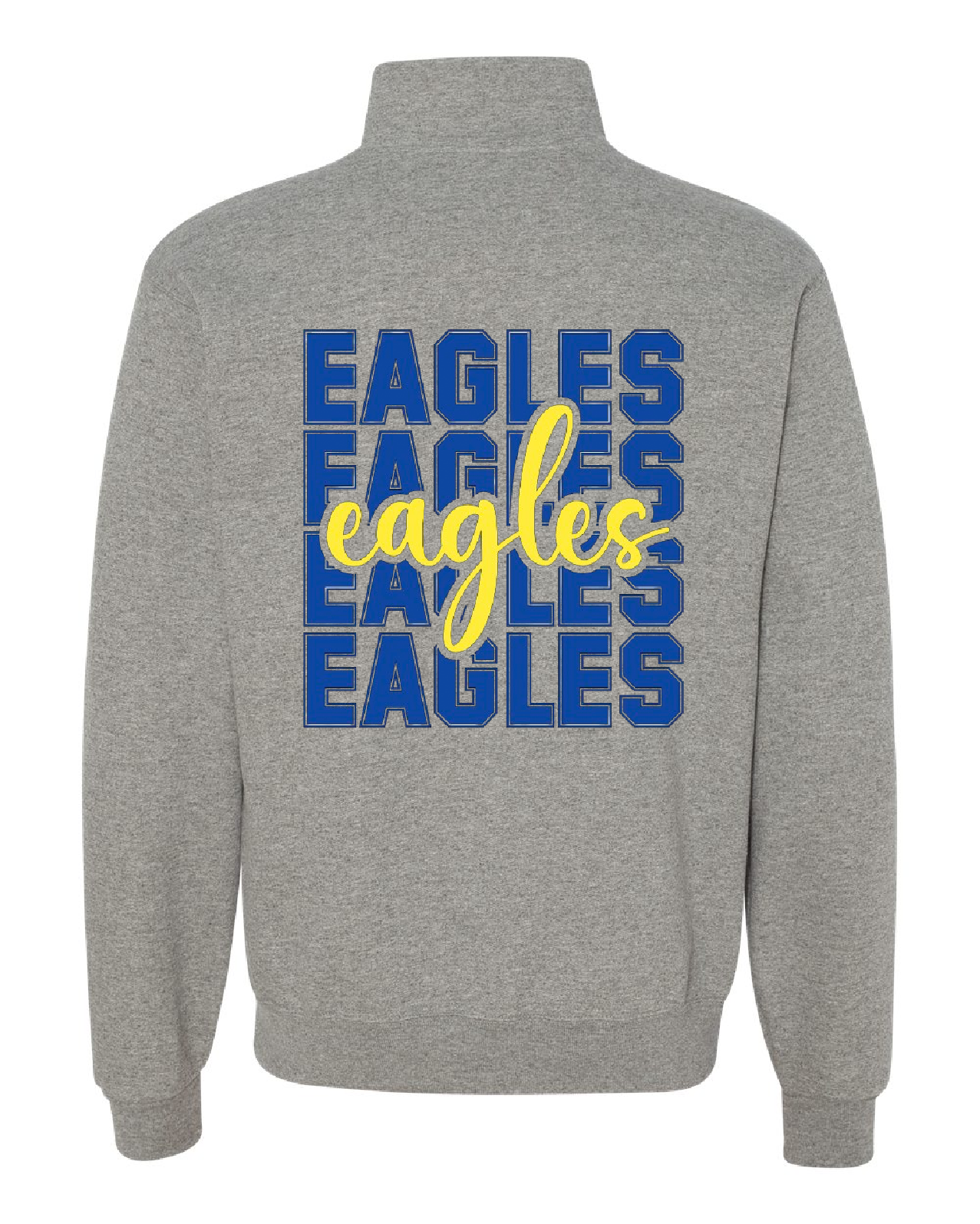 Eagles x4 1/4 zip GREY
