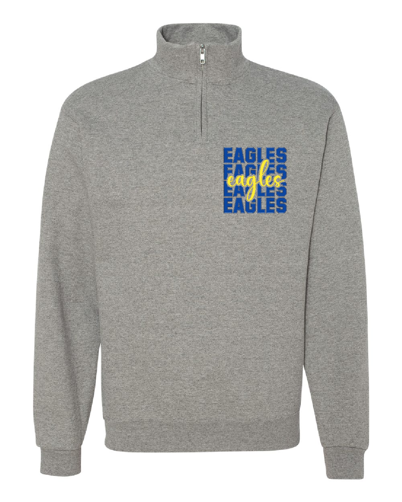 Eagles x4 1/4 zip GREY