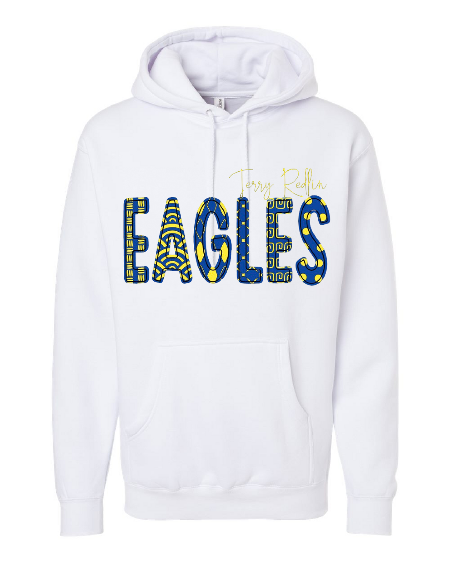 Eagles Patchwork Design Hoodie