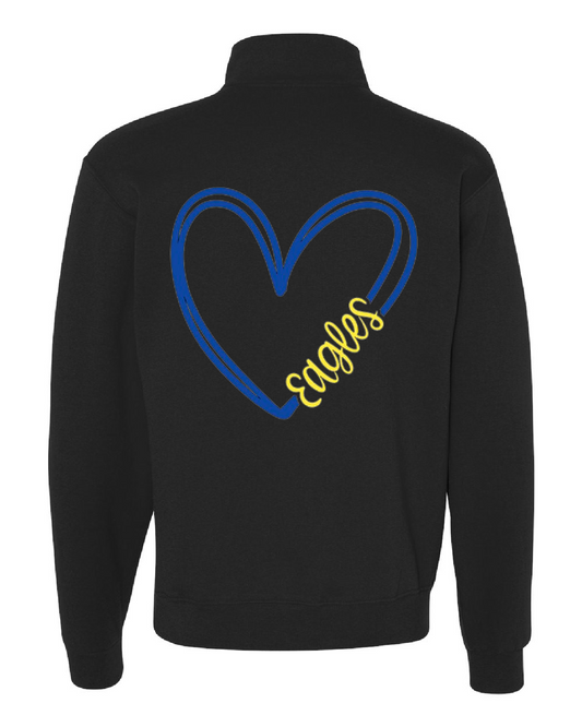 Eagles Heart 1/4 Zip