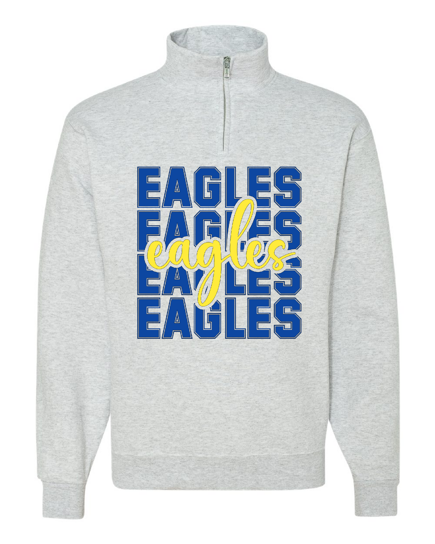 Eagles x4 1/4 zip GREY
