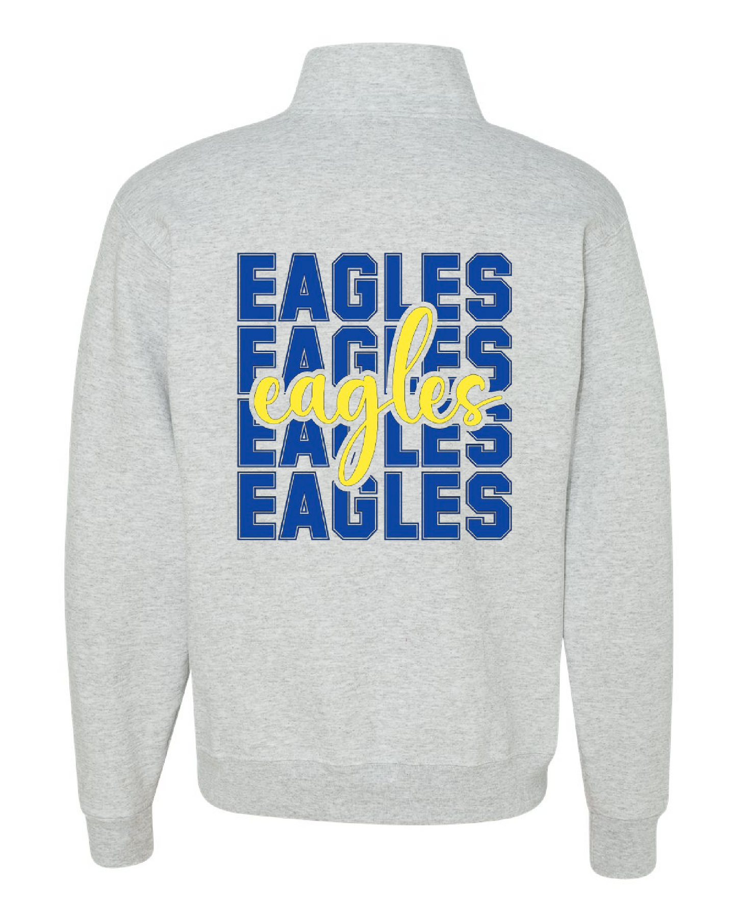 Eagles x4 1/4 zip GREY
