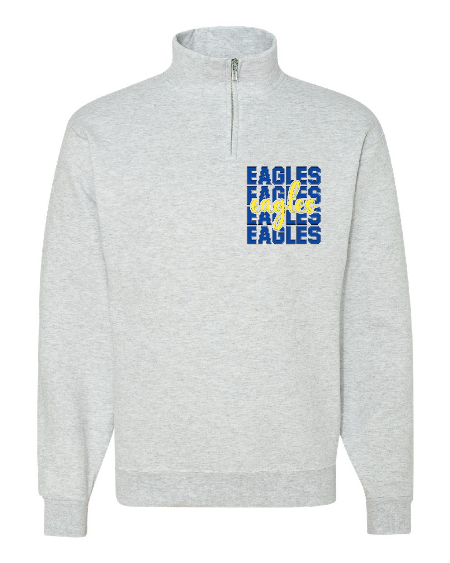 Eagles x4 1/4 zip GREY